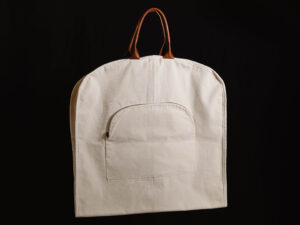 Funda de Ropa Canvas con cuero