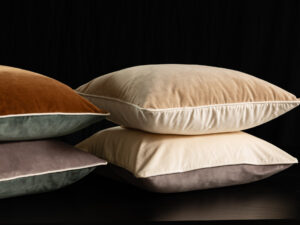 Almohadón Terciopelo Bicolor