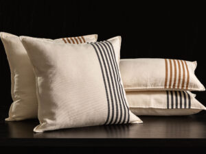 NEW IN! Almohadón Telar Algodón Seis Rayas