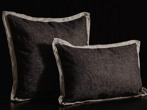 NEW IN! Almohadón Lino Arpillera Pestaña