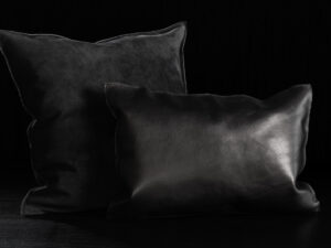 NEW IN! Almohadón Gamuza y Cuero - Tapa y tapa