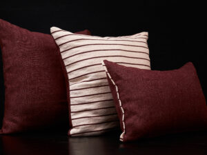NEW IN! Almohadón Lino Arpillera con Pestaña Lateral