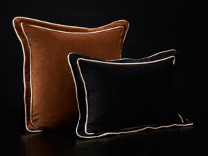 NEW IN! Almohadón Terciopelo Doble Cordón