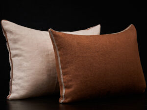NEW IN! Almohadón Lino Arpillera Orillo