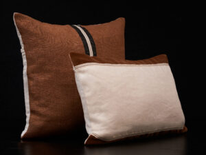 NEW IN! Almohadón Lino Arpillera Cinta