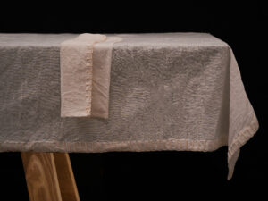 NEW IN! Mantel Lienzo Pespunte