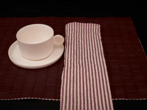 NEW IN! Individual Cuero Entrelazado + Servilleta